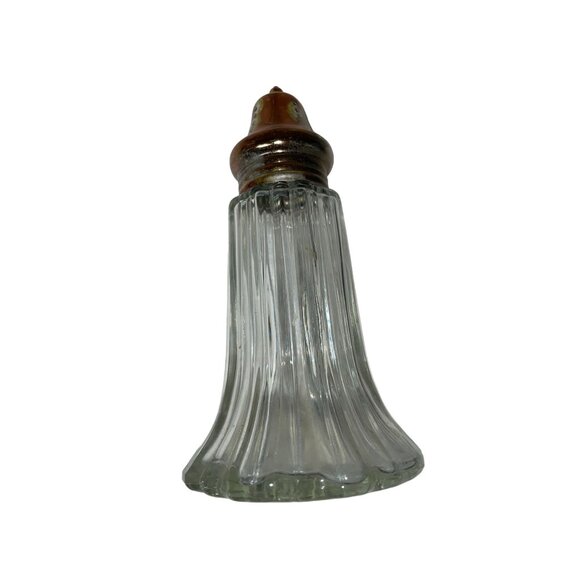 Vintage Leonard Crystal Silver Plate Salt/Pepper Shaker (Set) - Picture 11 of 12